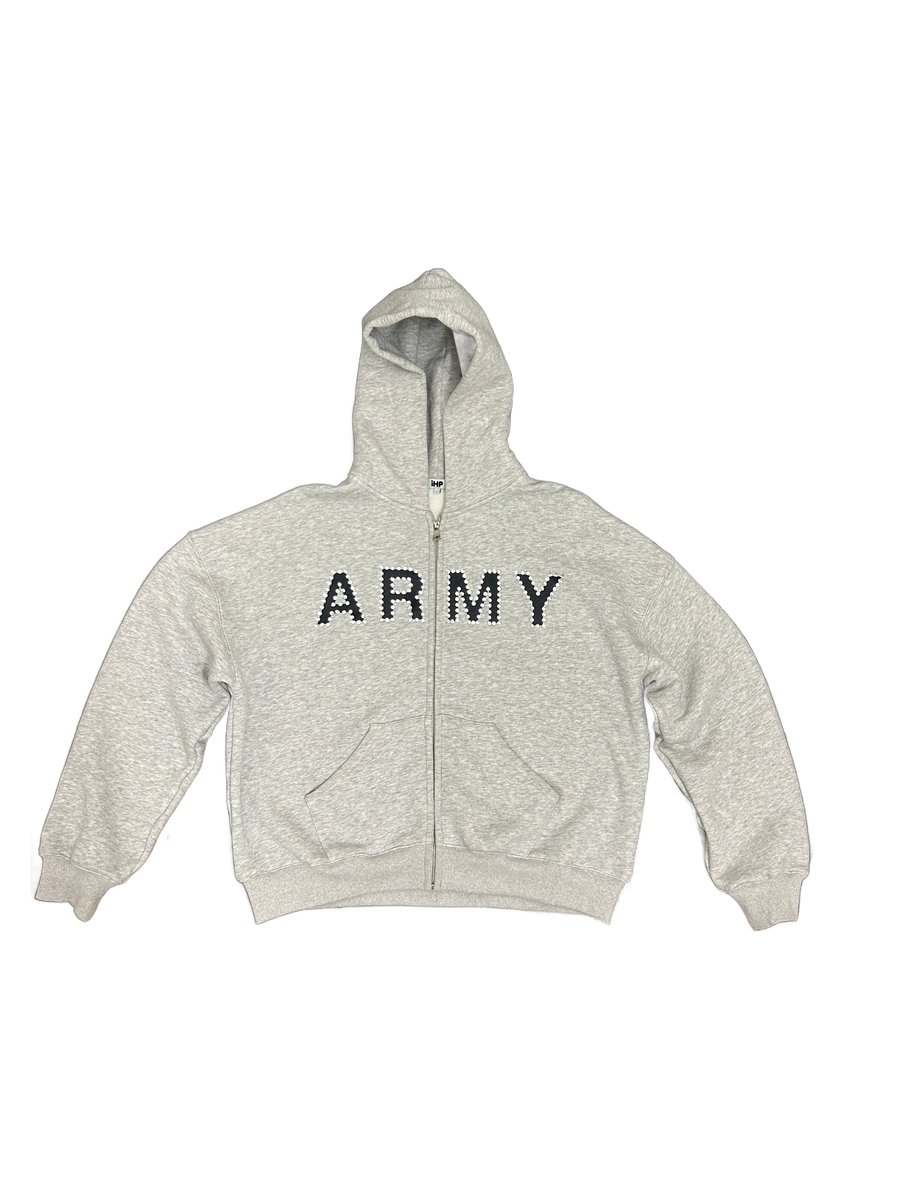 Army zip hotsell up hoodie