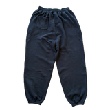 Black Embroidered "HAPPY PROMISE" Sweats