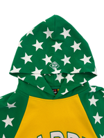 HAPPY Stars Raglan Hoodie (Green/Yellow)