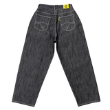 (Black) Baggy Japanese Selvage Jeans