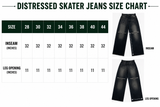 Distressed "Skater" Jeans