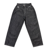 (Black) Baggy Japanese Selvage Jeans