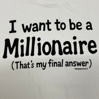 “Millionaire” Tee (White)