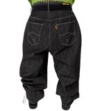 (Black) Baggy Japanese Selvage Jeans