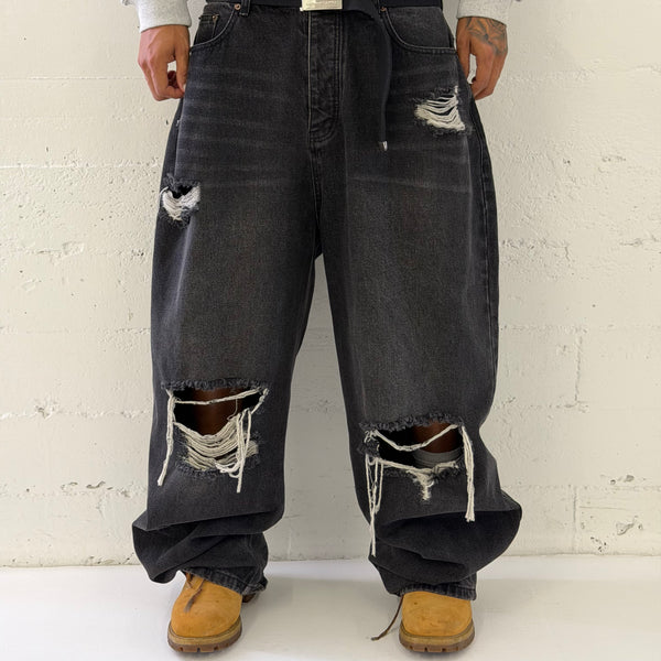 Black [Distress'd] Jeans