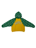HAPPY Stars Raglan Hoodie (Green/Yellow)
