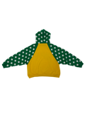 HAPPY Stars Raglan Hoodie (Green/Yellow)