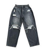 Black [Distress'd] Jeans