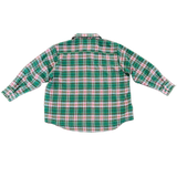 Green Flannel Button Up