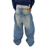Light Washed Blue Baggy Jeans