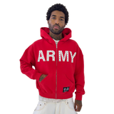Red "ARMY" Hoodie