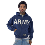 Navy Blue "ARMY" Hoodie