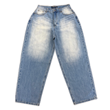 Light Washed Blue Baggy Jeans